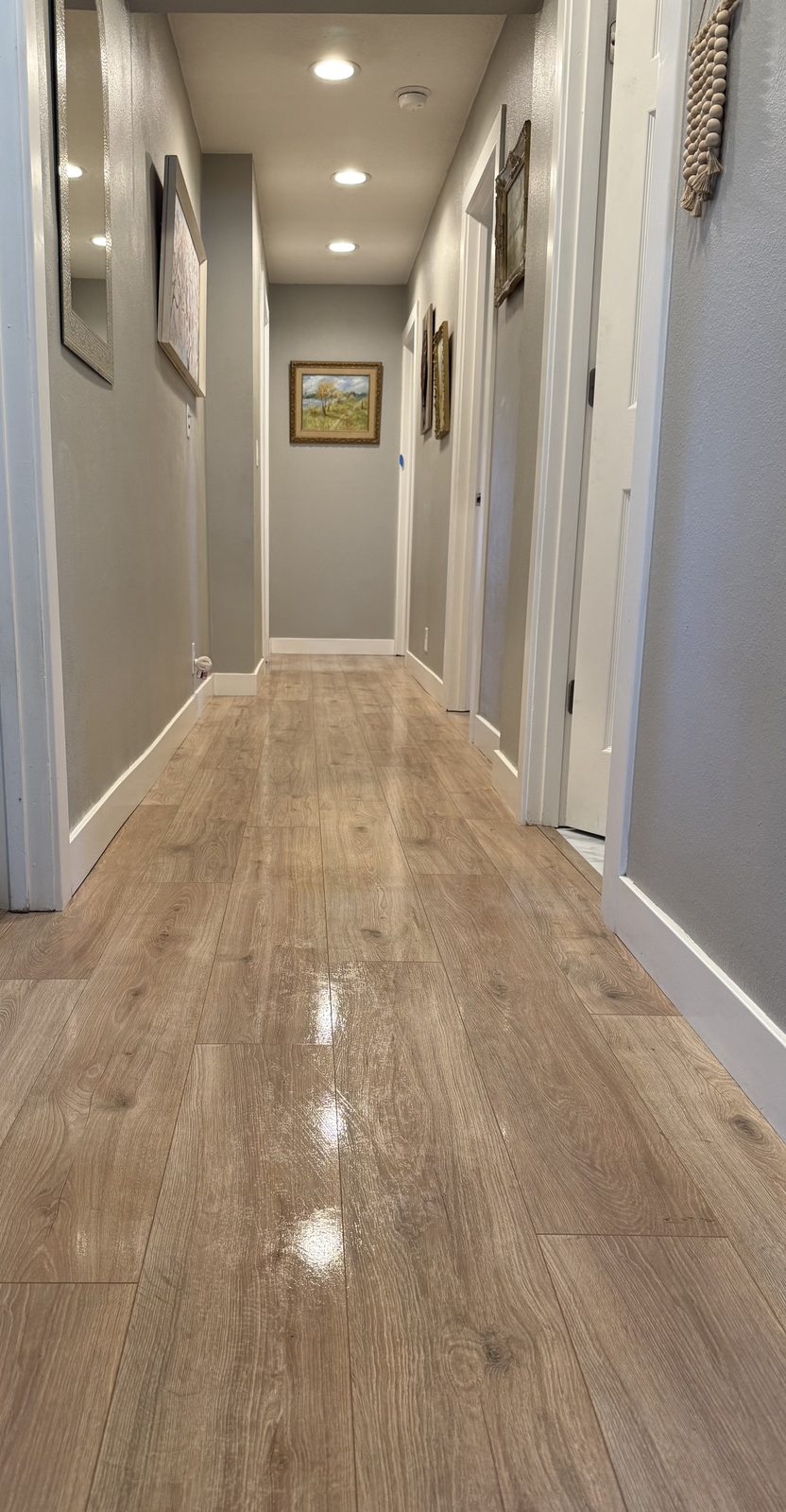 Clean hallway
