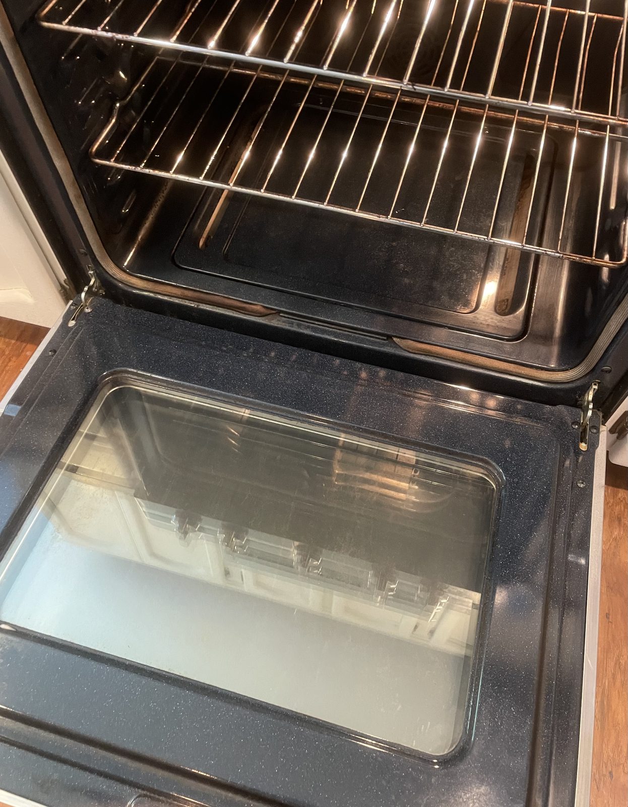 Oven after cleaning